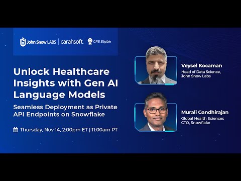 Unlock Healthcare Insights with Gen AI Language Models Seamless Deployment as Private API Endpoints