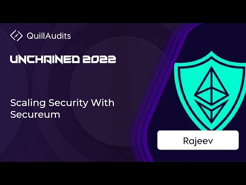 Security in the Ethereum ecosystem by Rajeev || Blockchain Security Conference - UnChained 2022