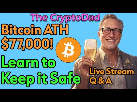 🚀 Bitcoin Smashes $77K! What’s Next for Crypto? | Live Q&amp;A with CryptoDad