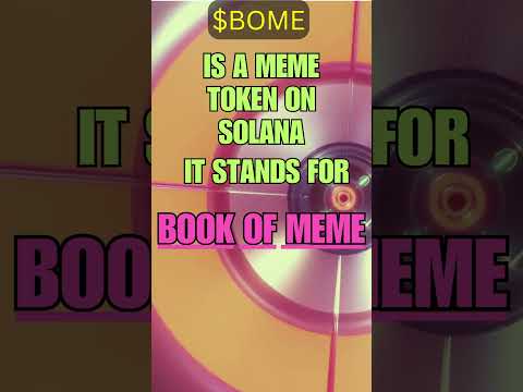 BOME: The Meme Coin Taking Over Solana and breaks all records(Is it Doge Killer?)by Darkfarms