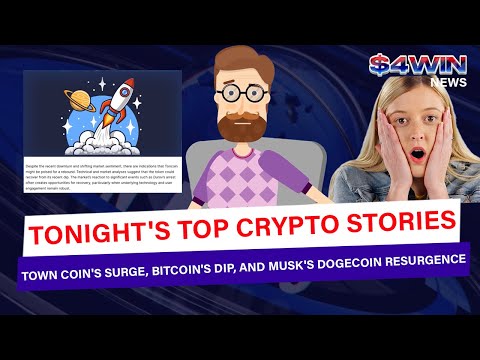 Tonight&#039;s Top Crypto Stories: Town Coin&#039;s Surge, Bitcoin&#039;s Dip, and Musk&#039;s Dogecoin Resurgence 🐕