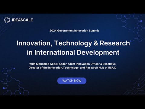 How Innovation and Technology Are Transforming International Development | Mohamed Abdel-Kader