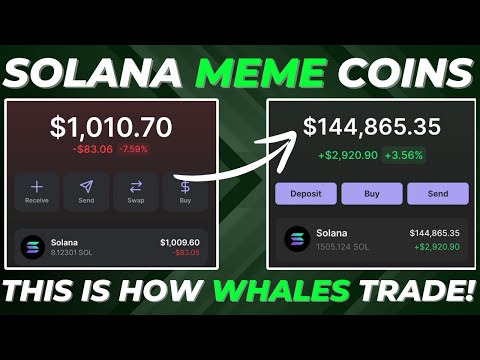 (SECRET TOOL) THIS IS HOW WHALES ARE TRADING MEME COINS ON SOLANA! 🚀