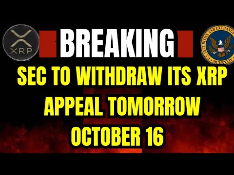 XRP UPDATE: Doubts Grow Over SEC Appeal Withdrawal as October 16 Nears #bitcoin #xrpnews #crypto