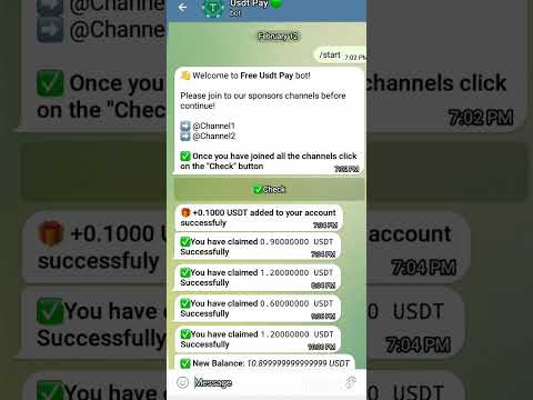 usdt earning telegram bot