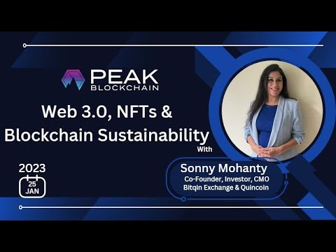 Web 3 0, NFTs &amp; Blockchain Sustainability with Sonny Mohanty and Dr. Tanuja Chaudhary