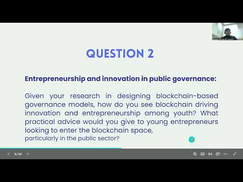 WEBINAR 10:Blockchain &amp; Quality Employment for All