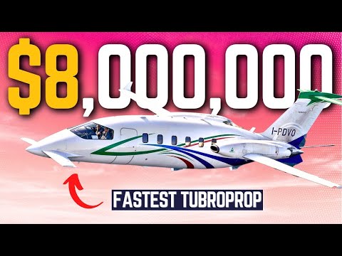 Inside The $8 Million Piaggio P180 Avanti Evo