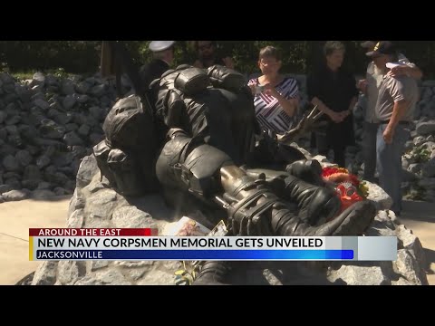 &#039;This is long overdue&#039;: New Corpsmen Memorial unveiled at Lejeune Memorial Gardens