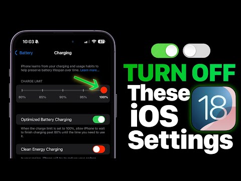 iOS 18.1 - Setting To turn OFF (IMMEDIATELY)