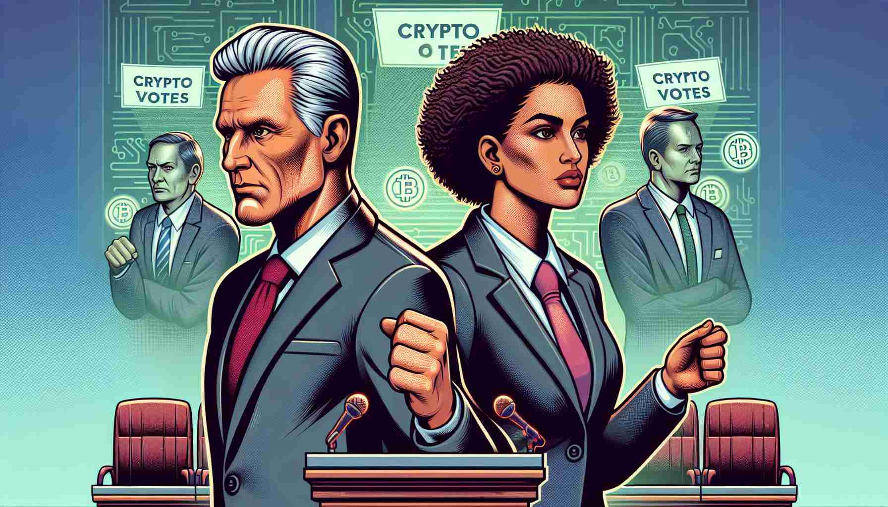 Donald Trump and Kamala Harris Compete for Crypto Votes in the 2024