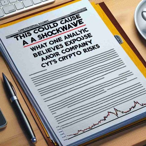 This Could Cause a Shockwave: What One Analyst Believes Could Expose a Major Company’s Crypto Risks