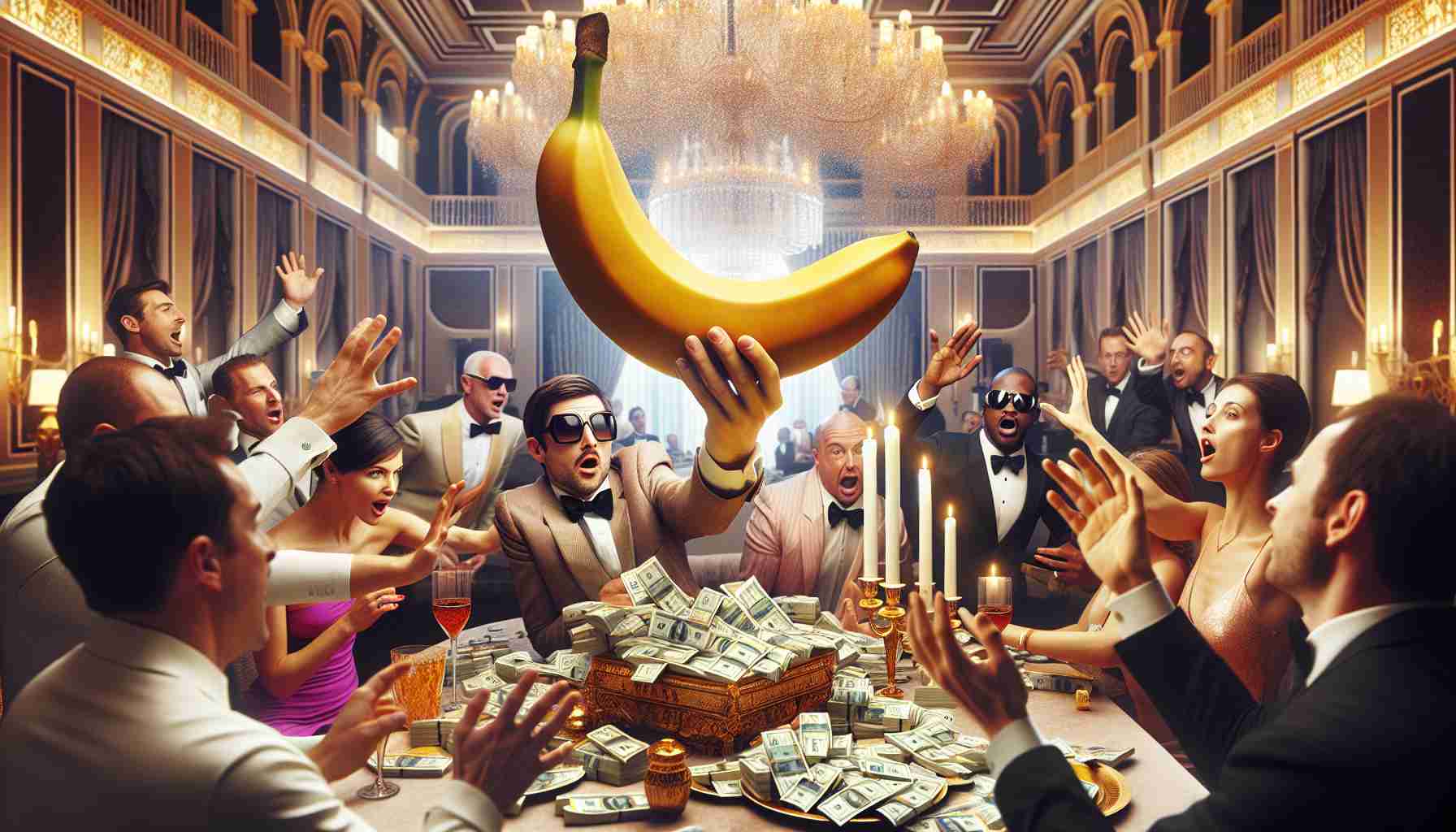 Million-Dollar Banana Stunt at Luxury Hotel Stuns Attendees