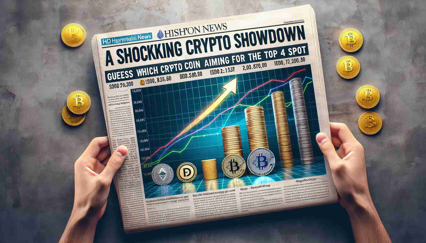 A Shocking Crypto Showdown: Guess Which Coin is Aiming for the Top 4 Spot!